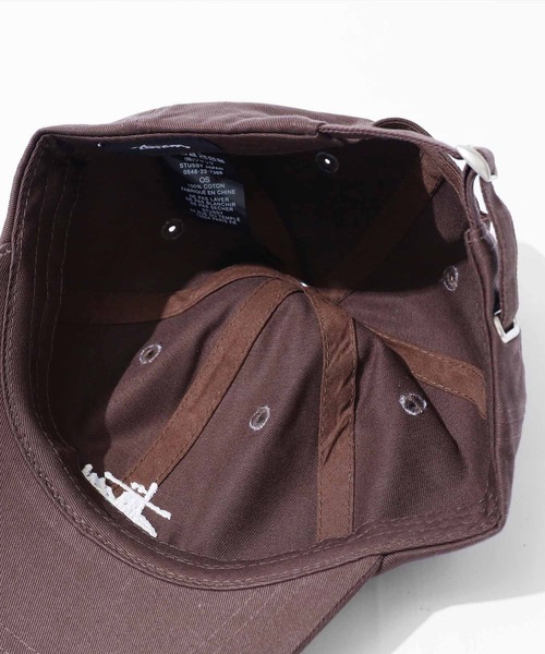 STUSSY（ステューシー）の「STUSSY/ステューシー BASIC STOCK LOW PRO CAP キャップ（キャップ・メンズ・ブラウン/ブラック・FREE）」の9枚目の写真