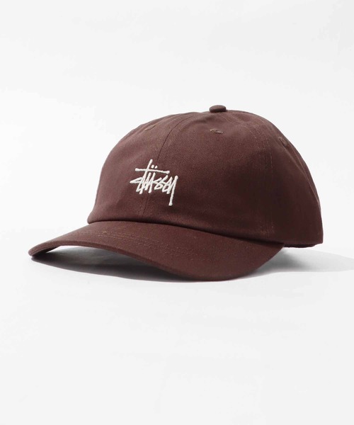 Stussy ベースボールキャップ ブラウン STUSSY（ステューシー）の「STUSSY/ステューシー BASIC STOCK