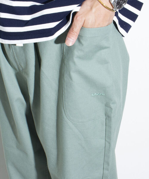 GLOSTER(グロスター)の「【GLOSTER/グロスター】リネン混 イージーパンツ ワンポイント ロゴ刺繍(その他パンツ・メンズ・ベージュ/ネイビー/キナリ/グリーン・S/M/L)」の12枚目の写真