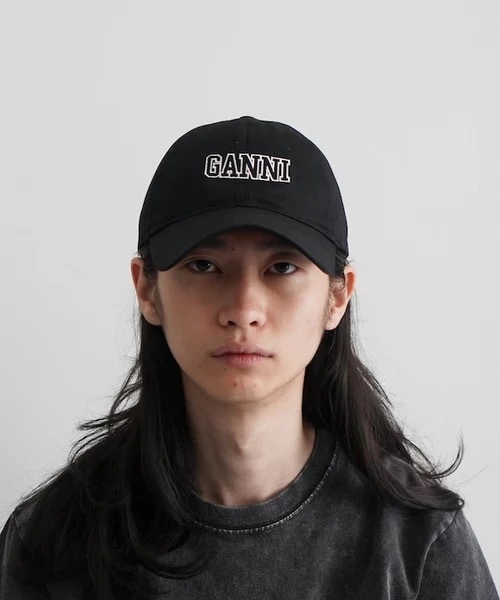 GANNI レディース キャップ LOGO CAP GANNI ガニー 帽子 レディース キャップ LOGO CAP A5084 / A4968