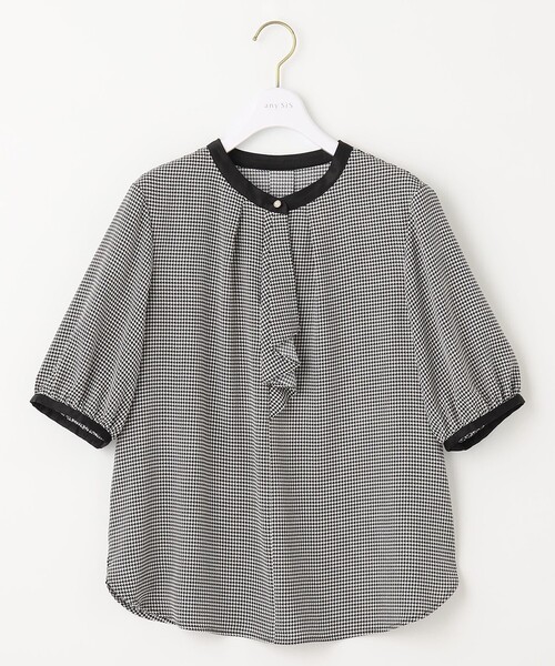 ANY SIS(エニィスィス)の「【洗える】ラッフルボウ ブラウス(シャツ/ブラウス・レディース・アイボリー系/ブラック系3・0)」の9枚目の写真