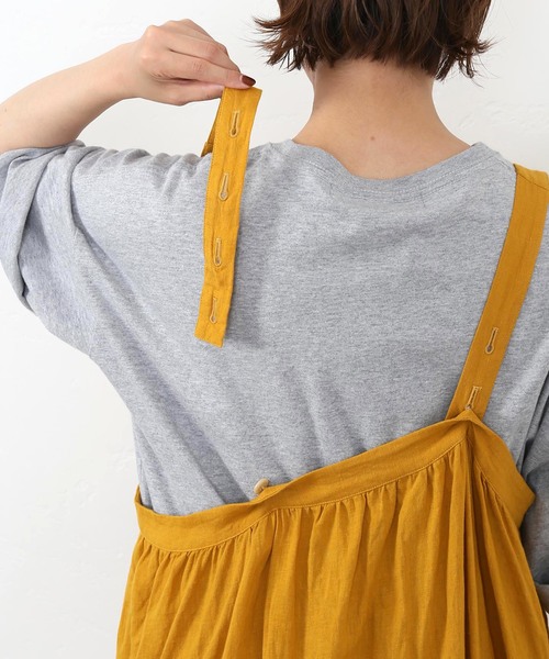 journal standard luxe リネン100%ボーダーワンピース JOURNAL STANDARD LUXE（ジャーナルスタンダード ラックス）の
