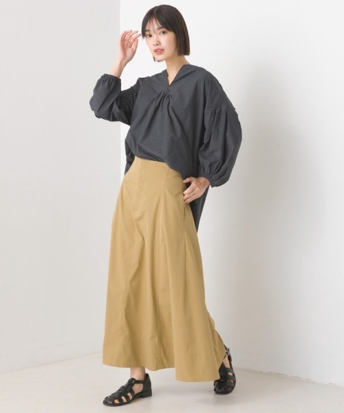 OMNES(オムネス)の「スキッパーボリューム6分袖ブラウス(シャツ/ブラウス・レディース・ラベンダー/グリーン系その他/ホワイト/チャコールグレー・FREE)」の17枚目の写真