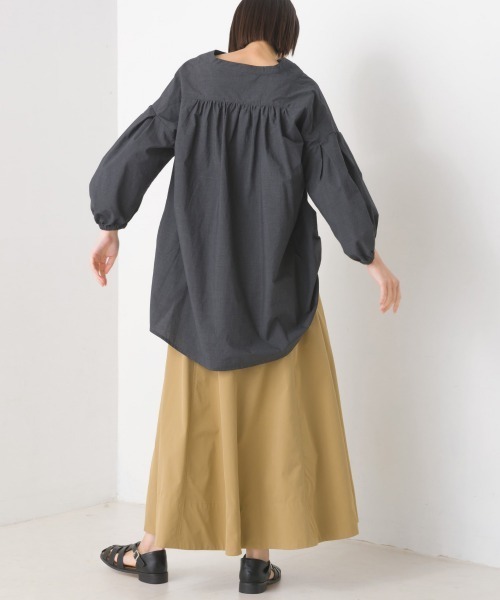 OMNES(オムネス)の「スキッパーボリューム6分袖ブラウス(シャツ/ブラウス・レディース・ラベンダー/グリーン系その他/ホワイト/チャコールグレー・FREE)」の18枚目の写真