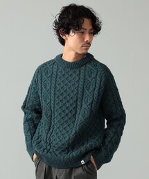 PEREGRINE | PEREGRINE × BEAMS F / 別注 アランケーブル クルーネックニット(ニット/セーター)