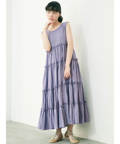 merry jenny フリルノースリーブロングワンピース merry jenny フリルノースリーブロングワンピース merry jenny（メリー