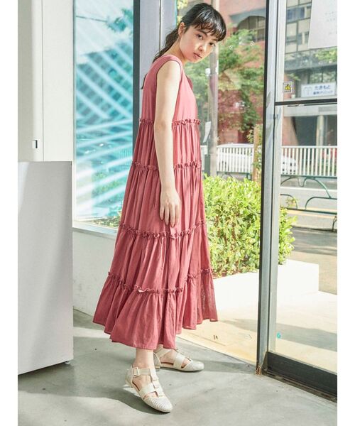 美品　merry jenny ノースリーブミニワンピース merry jenny メリージェニー セーラーカラーノースリーブミニ
