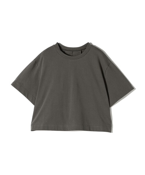 SHIPS(シップス)の「〈手洗い可能〉Texloop RCOT バック ドレープ TEE 2(Tシャツ/カットソー・レディース・ホワイト/チャコールグレー/ブラック・ONE SIZE)」の2枚目の写真