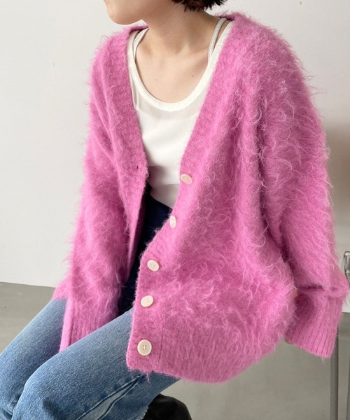 LOWRYS FARM（ローリーズファーム）の「シャギーカーディガンLS 968127