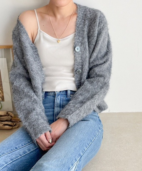 LOWRYS FARM（ローリーズファーム）の「シャギーカーディガンLS 968127