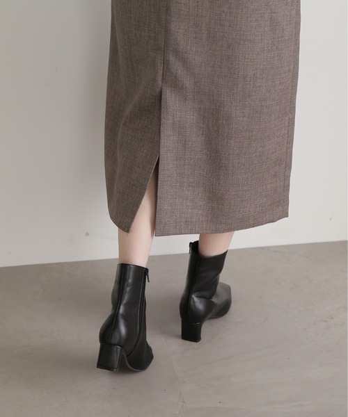 N.（N. Natural Beauty Basic）（エヌエヌナチュラルビューティーベーシック）の「【S Size Line】◆ライトツイードストレートジャンパースカート（ジャンパースカート・レディース・ブラック/グレー・SMALL/MEDIUM）」の22枚目の写真