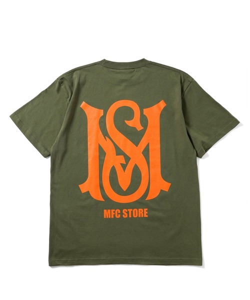 MFC STORE（エムエフシーストア）の「MFC STORE MS LOGO TEE（Tシャツ/カットソー・メンズ・ダークブラウン/ホワイト/ネイビー/ライトオリーブ/アッシュ・XXL/XL）」の4枚目の写真