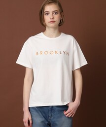 ◆BROOKLYN箔ロゴTシャツ