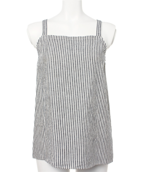 JOURNAL STANDARD（ジャーナルスタンダード）の「リネンコットンストライプ キャミソール#（キャミソール・レディース・アイボリー/ブルー・FREE）」の9枚目の写真