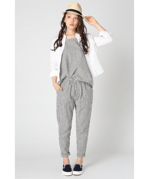 JOURNAL STANDARD（ジャーナルスタンダード）の「リネンコットンストライプ キャミソール#（キャミソール・レディース・アイボリー/ブルー・FREE）」の11枚目の写真