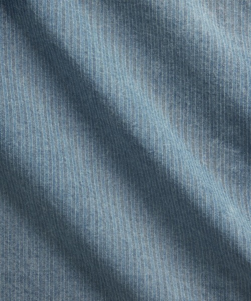 インディゴ ヘリンボーン ツイル ワークシャツ（シャツ/ブラウス