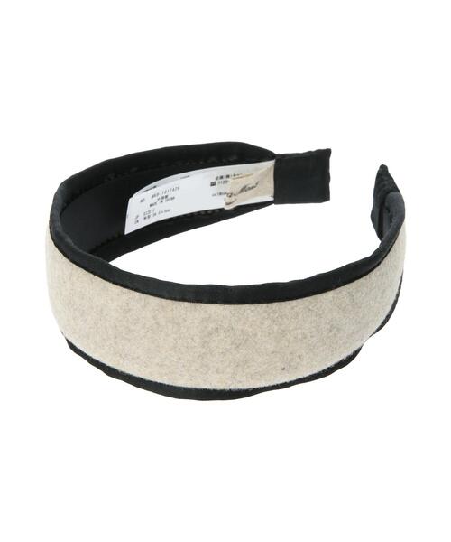 Samansa Mos2（サマンサ モスモス）の「メルトンパイピングカチューシャ（ネックレス・レディース・ベージュ/モカ・F）」の9枚目の写真