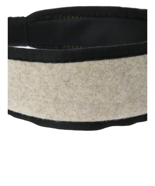 Samansa Mos2（サマンサ モスモス）の「メルトンパイピングカチューシャ（ネックレス・レディース・ベージュ/モカ・F）」の11枚目の写真