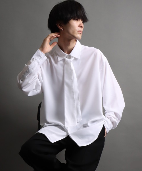 SITRY（シトリー）の「Drape Regular Collar Wide Dress Shirt with