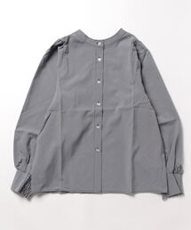 【FORT POINT/フォートポイント】前後2WAY仕様 ボリューム袖ブラウス