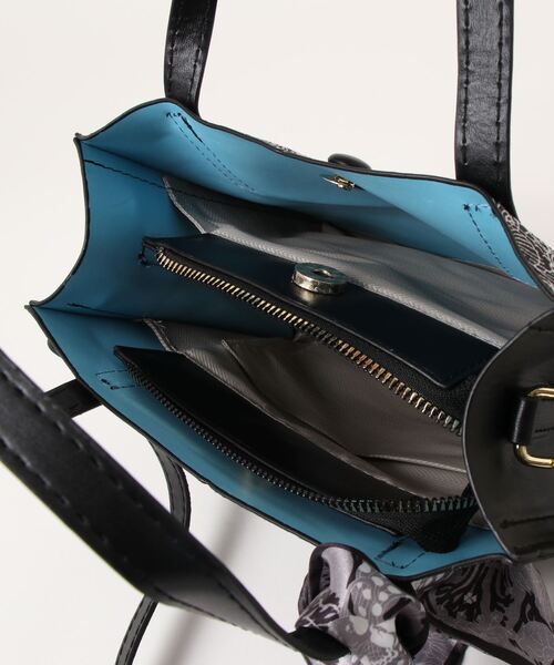 Jasmine Grandiflorum（ジャスミングランディフローラム）の「ジャカード２WAYトートバッグ（トートバッグ・レディース・ピンク/グレー/ブラック・FREE）」の6枚目の写真