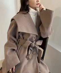 ビックカラーミニワンピースコート