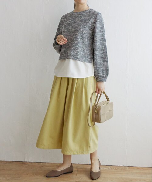 ikka(イッカ)の「スエードライクタックスカーチョ(その他パンツ・レディース・ライトグレー/ブラック/イエロー系その他/オリーブ・M/L)」の15枚目の写真