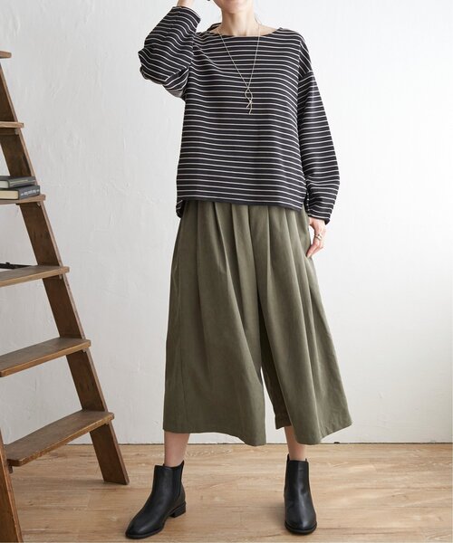 ikka(イッカ)の「スエードライクタックスカーチョ(その他パンツ・レディース・ライトグレー/ブラック/イエロー系その他/オリーブ・M/L)」の19枚目の写真