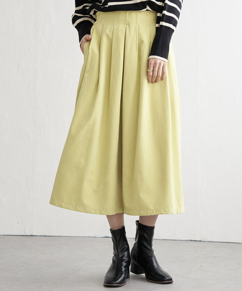 ikka(イッカ)の「スエードライクタックスカーチョ(その他パンツ・レディース・ライトグレー/ブラック/イエロー系その他/オリーブ・M/L)」の4枚目の写真