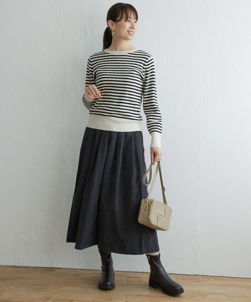 ikka(イッカ)の「スエードライクタックスカーチョ(その他パンツ・レディース・ライトグレー/ブラック/イエロー系その他/オリーブ・M/L)」の10枚目の写真