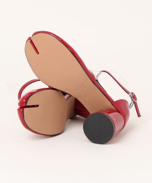 Burner（バーナー）の「【OKUOKU Recommend Select】足袋 ストラップ パンプス oku-shoes-717216572713-51 U（パンプス・レディース・シルバー/ワインレッド/ブラック・38/39/36）」の5枚目の写真