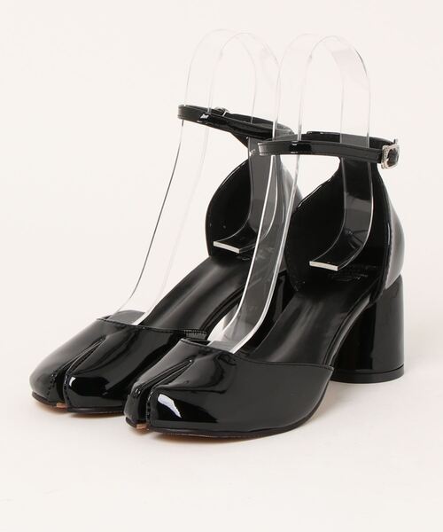 Burner（バーナー）の「【OKUOKU Recommend Select】足袋 ストラップ パンプス oku-shoes-717216572713-51 U（パンプス・レディース・シルバー/ワインレッド/ブラック・38/39/36）」の8枚目の写真