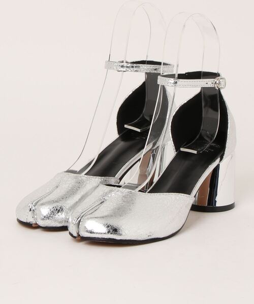 Burner（バーナー）の「【OKUOKU Recommend Select】足袋 ストラップ パンプス oku-shoes-717216572713-51 U（パンプス・レディース・シルバー/ワインレッド/ブラック・38/39/36）」の6枚目の写真