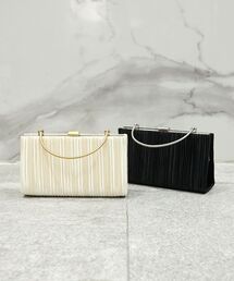 プリーツスクエアハンドバッグ