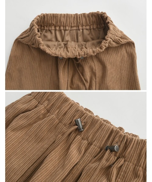 Re:EDIT（リエディ）の「[2WAY][低身長サイズ有]コーデュロイカーゴパンツ（カーゴパンツ・レディース・アイボリー/チャコールグレー/モカ・LARGE/MEDIUM/SHORT）」の19枚目の写真