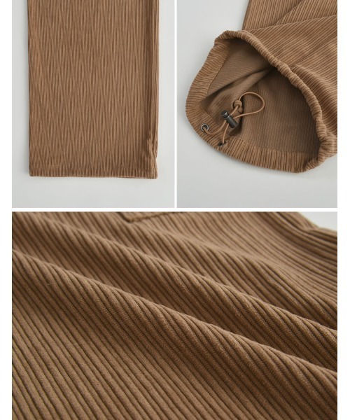 Re:EDIT（リエディ）の「[2WAY][低身長サイズ有]コーデュロイカーゴパンツ（カーゴパンツ・レディース・アイボリー/チャコールグレー/モカ・LARGE/MEDIUM/SHORT）」の21枚目の写真