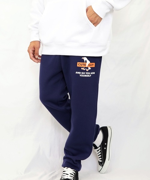 Burner(バーナー)の「【GROOVY STORE】プリントスウェットパンツ裏起毛(スウェットパンツ・メンズ・グレー系その他2/ホワイト/ネイビー/インディゴブルー/ブルー/ブラック/ライトブラック/スミクロ/杢グレー/ブラック系その他2/グレー系その他3/ブラック系その他3・LL/L/M)」の12枚目の写真