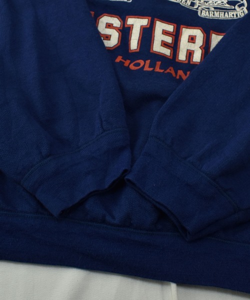 VINTAGE（ヴィンテージ）の「【ヴィンテージ古着】80's UNIVERSITY AMSTERDAM HOLLAND クルーネックスウェット（スウェット・メンズ・ネイビー・X-LARGE）」の5枚目の写真