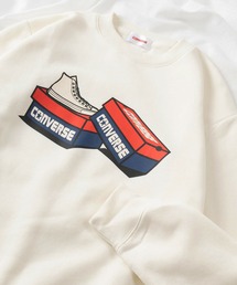 CONVERSE（コンバース）の「【CONVERSE/コンバース】ALL STAR シューズ＆BOX レトロイラストデザイン ワイドシルエット 裏起毛スウェット/トレーナー（スウェット・レディース）」