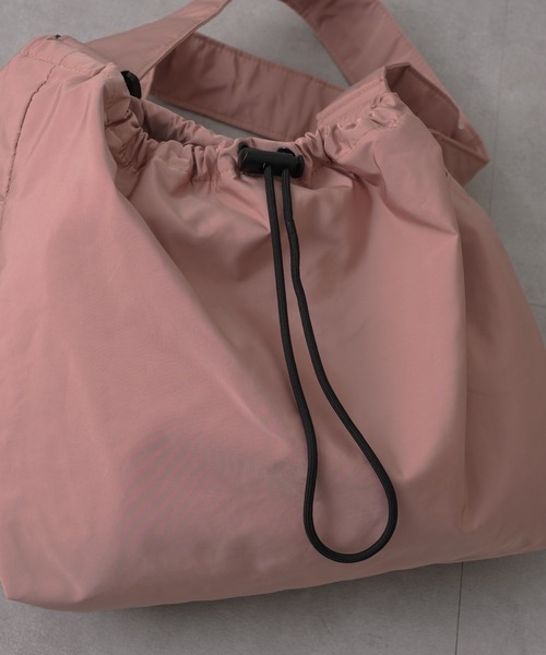 Pal collection（パルコレクション）の「ドロストラージショルダーバック（ショルダーバッグ・レディース・ブラック/アイボリー/ピンク・FREE）」の9枚目の写真