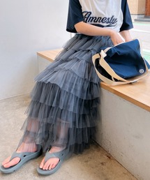 AS KNOW AS plus | ☆チュールティアードスカート(スカート)
