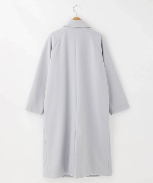 &Bridge(アンドブリッジ)の「innowave パッチポケット付きコート(ステンカラーコート・レディース・サックスブルー・02)」の3枚目の写真