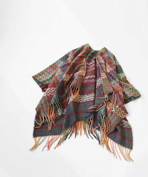 antiqua(アンティカ)の「2wayデザインポンチョ(ポンチョ・レディース・マルチ・FREE)」の12枚目の写真