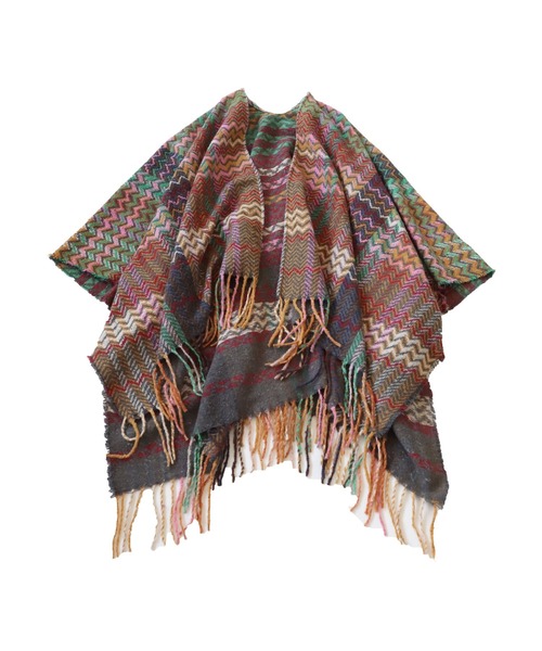 antiqua(アンティカ)の「2wayデザインポンチョ(ポンチョ・レディース・マルチ・FREE)」の13枚目の写真