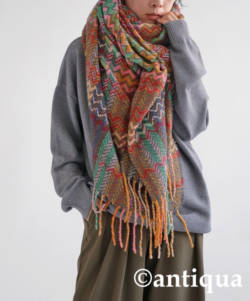 antiqua(アンティカ)の「2wayデザインポンチョ(ポンチョ・レディース・マルチ・FREE)」の8枚目の写真
