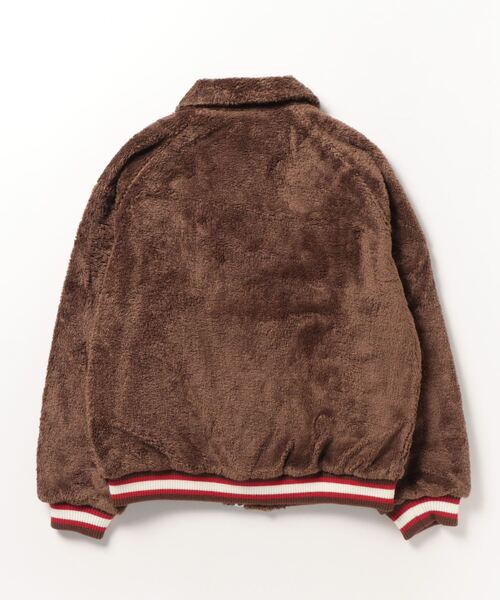 A BATHING APE（アベイシングエイプ）の「COLLEGE BOA VARSITY JACKET L（スタジャン・レディース・ブラウン/アイボリー・FREE）」の9枚目の写真