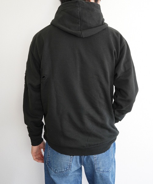 2AM(ツーエイエム)の「【THRIFTY LOOK スリフティールック 】 WORN-OUT BAND HOODIE "BEASTIE BOYS" パーカー(パーカー・メンズ・ブラウン系/ブラック/ブラック系1・X-LARGE/LARGE/XX-LARGE)」の9枚目の写真