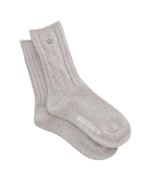 MARY QUANT（マリークワント）の「ダイヤケーブル ソックス（ソックス/靴下・レディース・ブラック/ベージュ/グレー・FREE）」の4枚目の写真