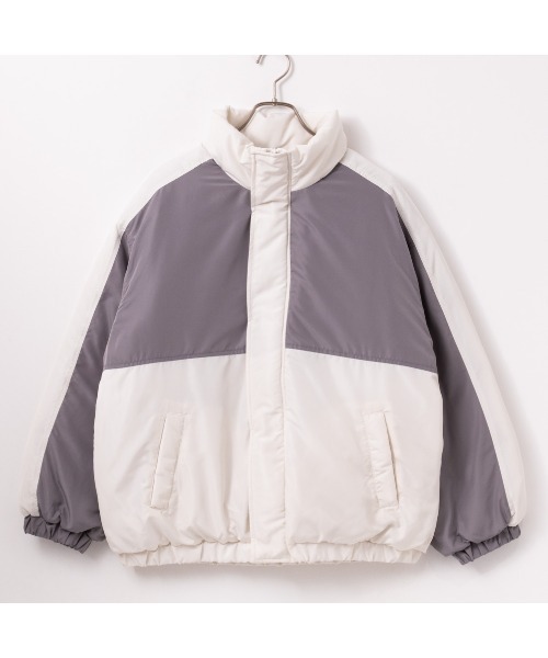 NAVY（ネイビー）の「NAVY 中綿切り替えアウター（その他アウター・レディース・ベージュ×ブラック/ホワイト×グレー/ベージュ系・フリー）」の9枚目の写真