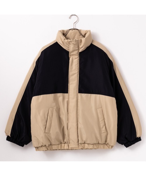 NAVY（ネイビー）の「NAVY 中綿切り替えアウター（その他アウター・レディース・ベージュ×ブラック/ホワイト×グレー/ベージュ系・フリー）」の10枚目の写真